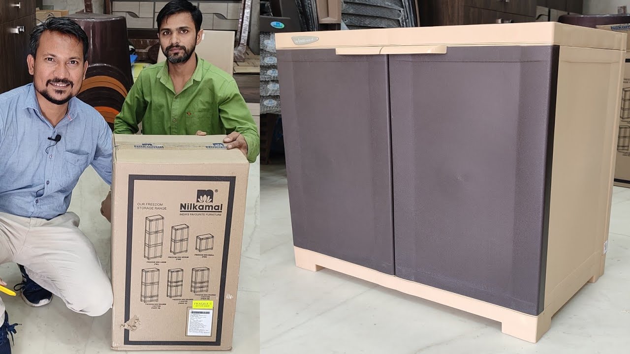 Nilkamal Freedom Mini Small Plastic Storage Cabinet! Shoe rack Unboxing Review