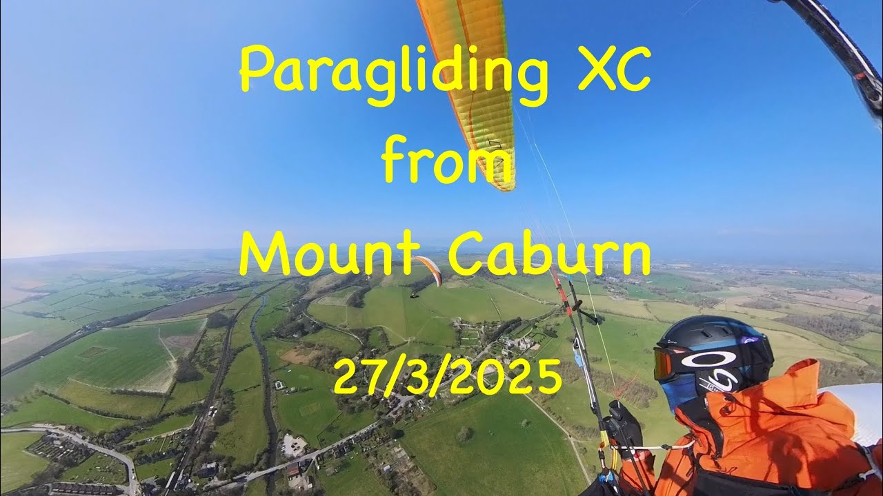 Paragliding XC from Mount Caburn to Ripe #insta360 #sussex #paragliding