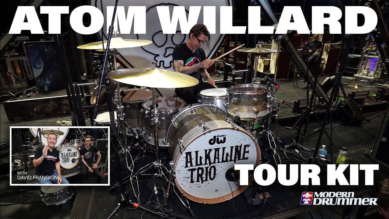 Atom Willard - Alkaline Trio - Tour Kit Rundown