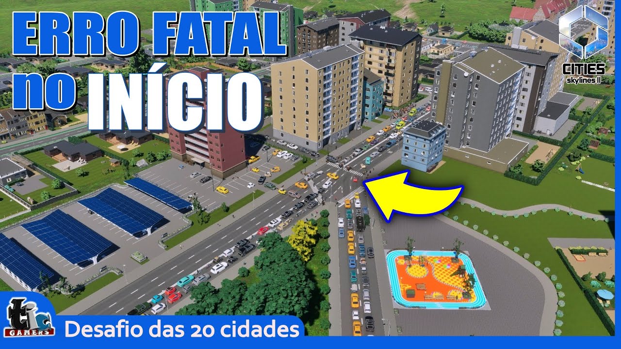 Esse ERRO de TRÂNSITO quase QUEBROU minha cidade | Cities Skylines 2 #EP02
