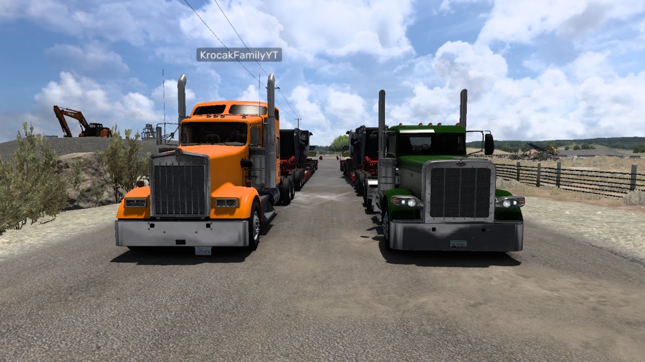 Hauling Forklifts with Friends.