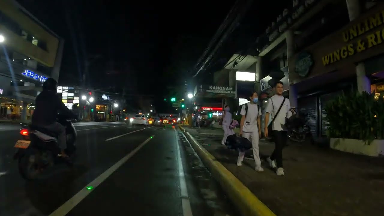 4K Cebu Night Bike Tour | City Lights, Real Streets, Cool Air