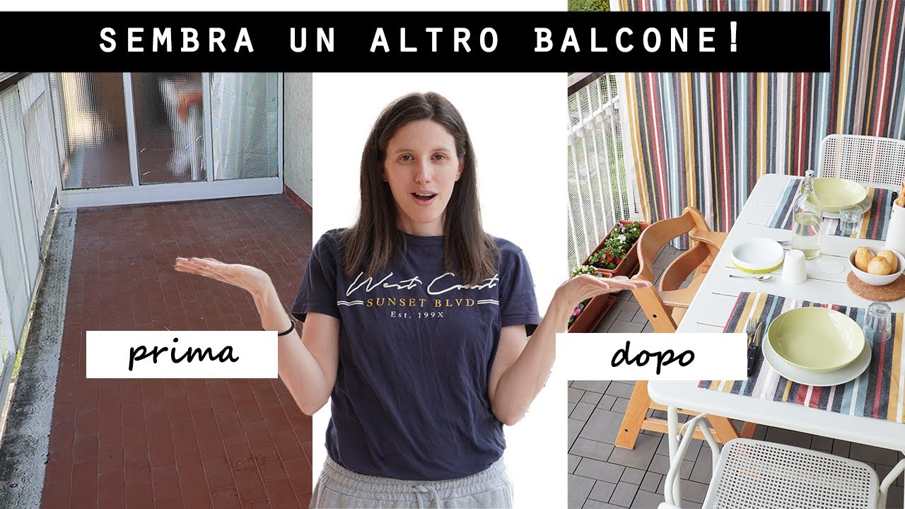 MEGA RESTYLING del nostro BALCONE! Una TRASFORMAZIONE COMPLETA!