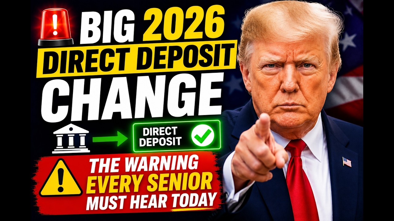 Big 2026 Direct Deposit Change &ndash; The Warning Every Senior Must Hear Today