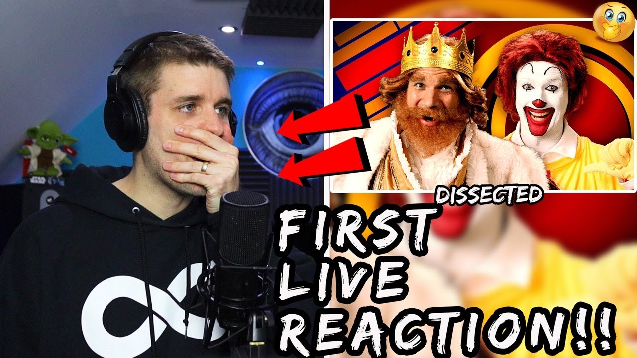 Rapper Reacts to Epic Rap Battles Of History LIVE!! | RONALD MCDONALD VS THE BURGER KING