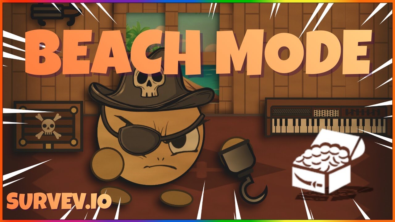 PLAYING AS A PIRATE IN THE NEW BEACH MODE | SURVEV.IO