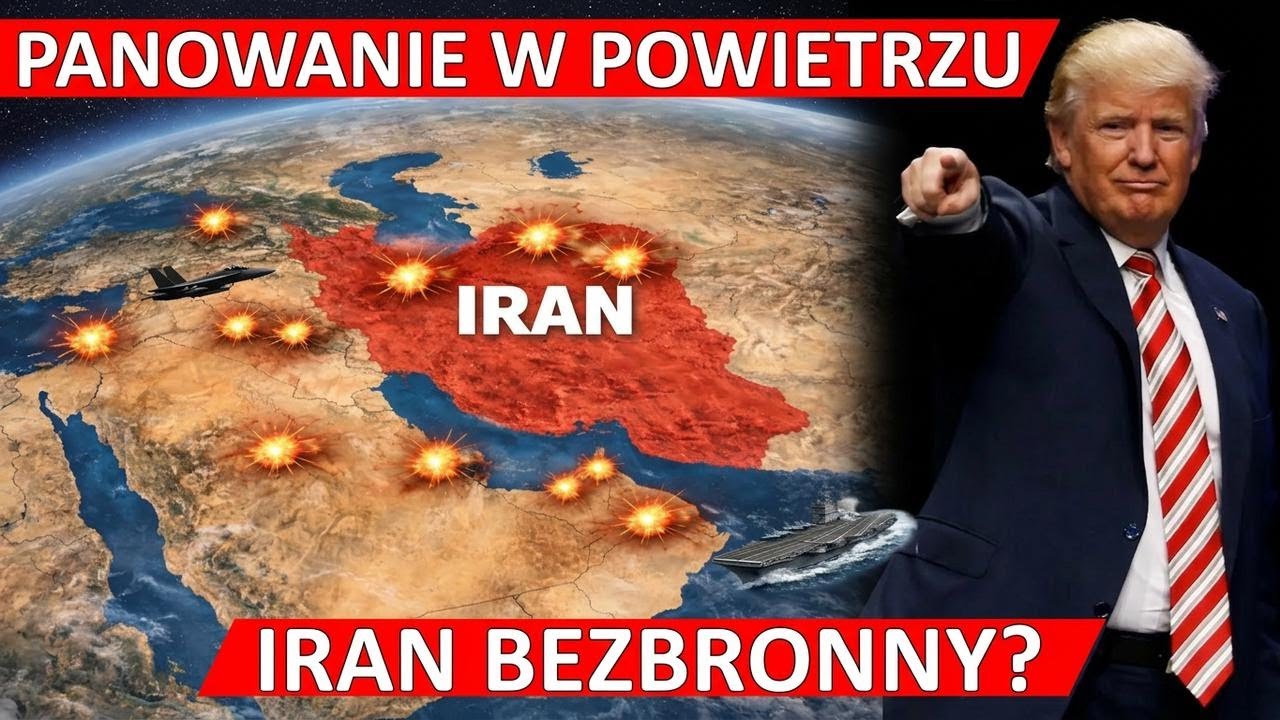Iran bez szans na obronę? USA i Izrael przejmują kontrolę w powietrzu
