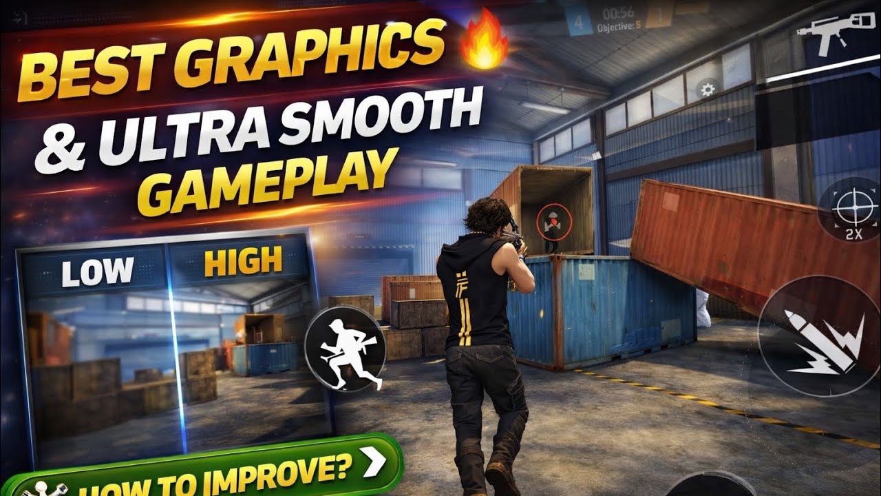 Lone Wolf Best Graphics & Ultra Smooth Gameplay 🤩 | Free Fire Lone Wolf Pro Match | Anand Gamer 896
