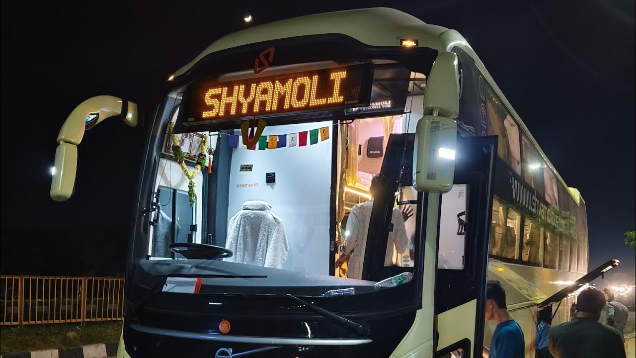 Shyamoli Paribahan | Volvo 9600s Luxury Bus | Hyderabad To Berhampur | Night Bus Journey