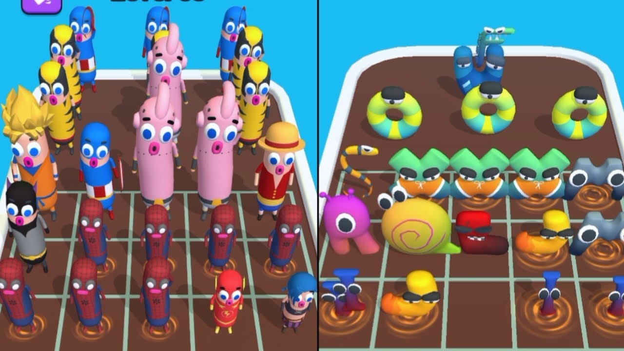Merge Master Monster Run 3D vs 'Alphabet Lore' Merge ABC Lore Letter Run⭐ Android gameplay