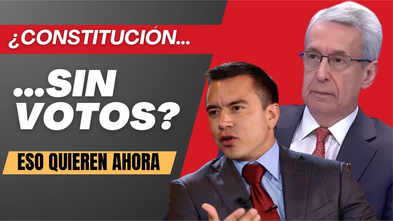 🚨 &iquest;GOLPE A LA DEMOCRACIA? Proponen una Constituci&oacute;n SIN VOTOS en Ecuador