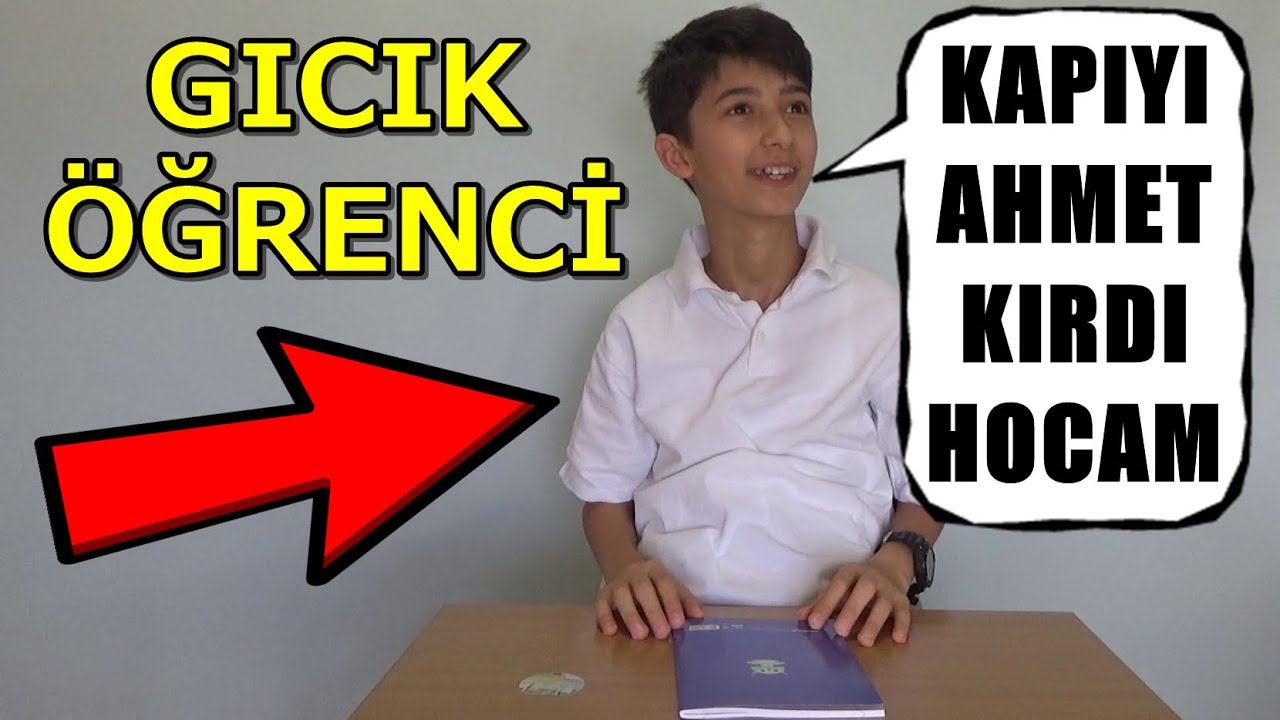 SINIFTA GICIKLIK YAPAN ÖĞRENCİ TİPLERİ !!!