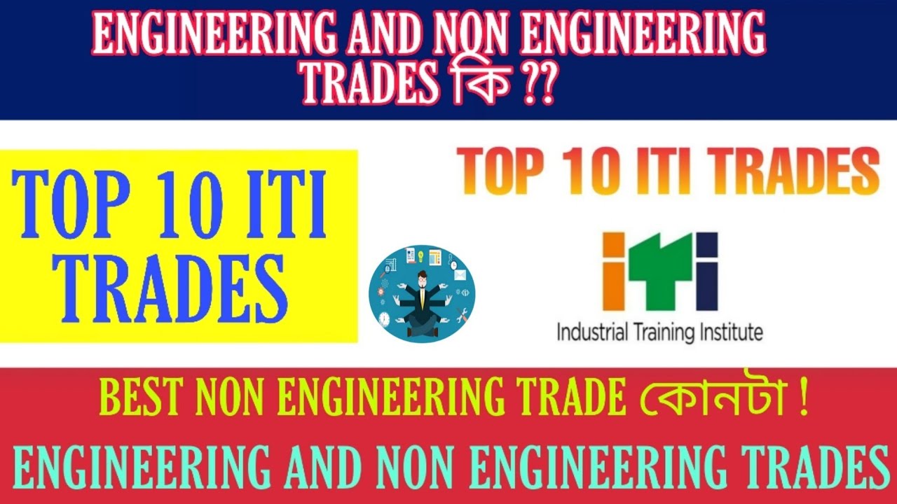 ITI TRADES LIST.TOP 10 ITI TRADES . ENGINEERING AND NON ENGINEERING TRADE কি কি জানতে ভিডিও টি দেখুন