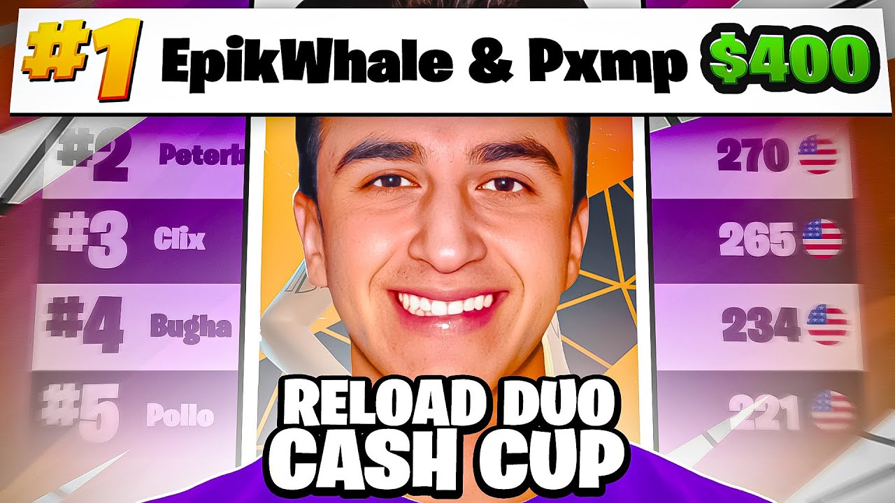 1-е место в турнире Reload Duo Cash Cup - более 400 очков и 2 победы (400$) 🥇