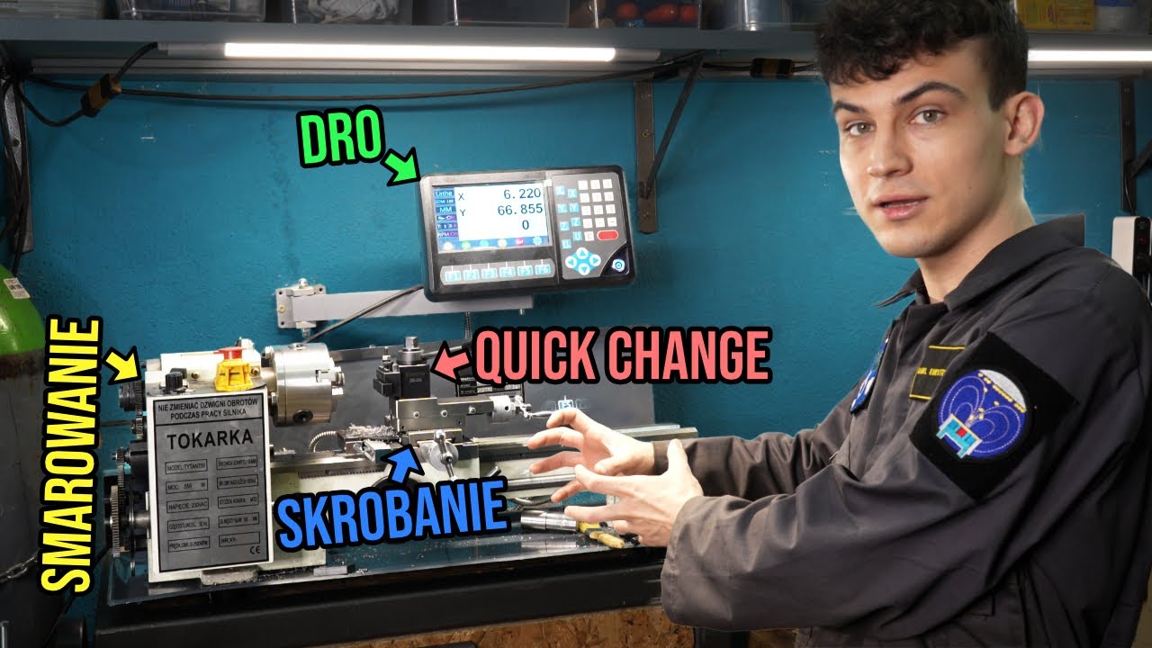 Zmodyfikowałem moją mini-tokarkę