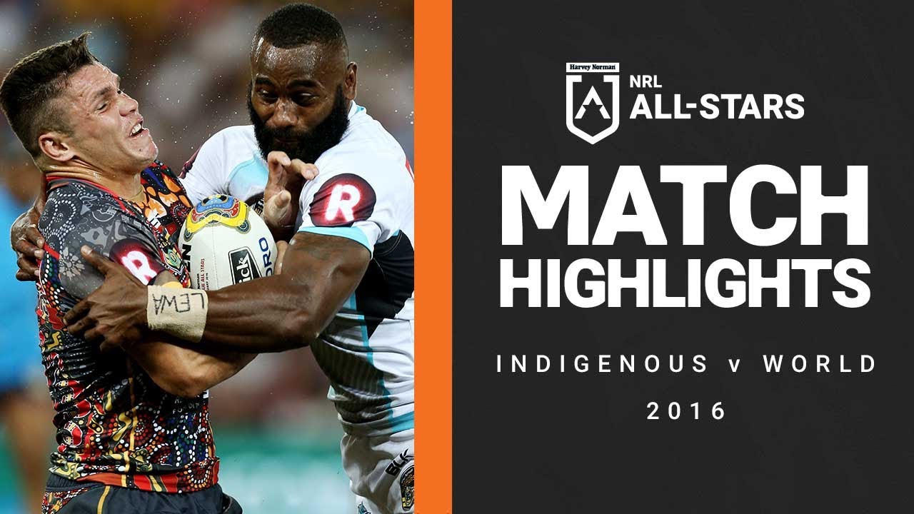 NRL Highlights | Indigenous v World | Match Highlights | All Stars, 2016 | NRL