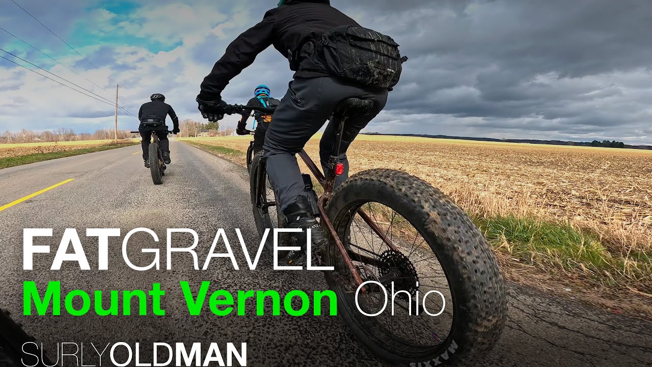 Fatbike Gravel Ride in Mount Vernon, Ohio - Ariel Foundation Park