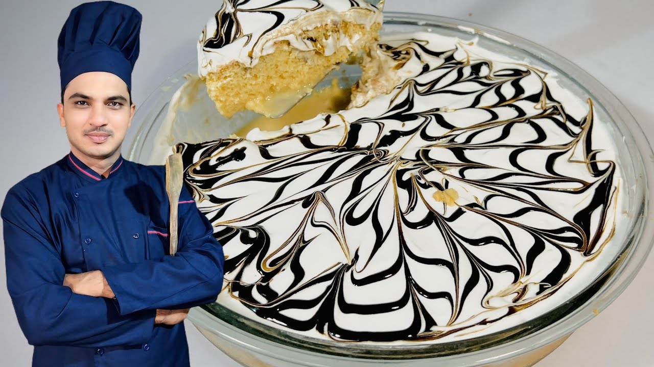 Three Milk Cake Recipe|Easy Tres Leches Cake Recipe|Chef M Afzal|