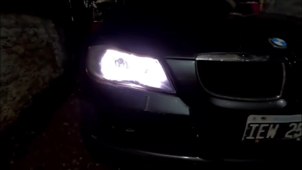 Instalación ojos de ángel y restauración de acrílicos para el bmw 320i