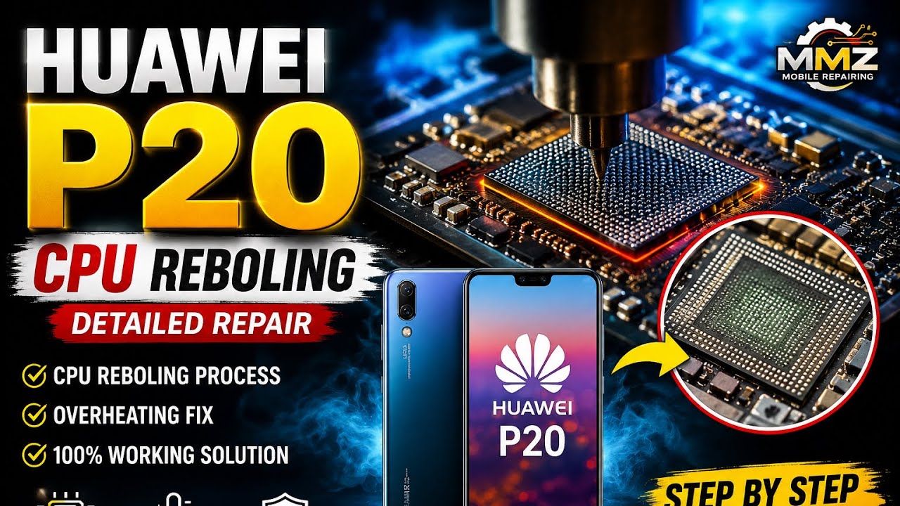 Huawei P20 CPU Reballing | Complete Dead Repair Solution | Professional Mobile Repair