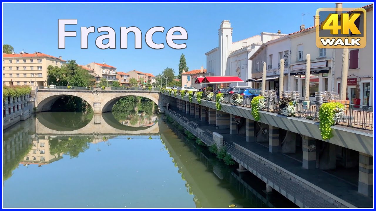 【4K】WALK in Castres - Occitanie - FRANCE Travel vlog