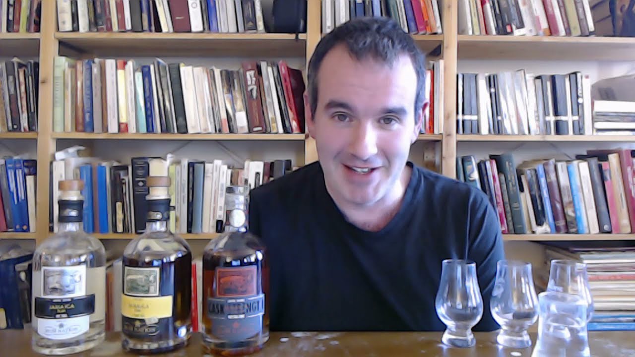 Worthy Parks from Rum Nation: Unaged Jamaica Pot Still, 5yo Oloroso Finish, 7yo Cask Strength