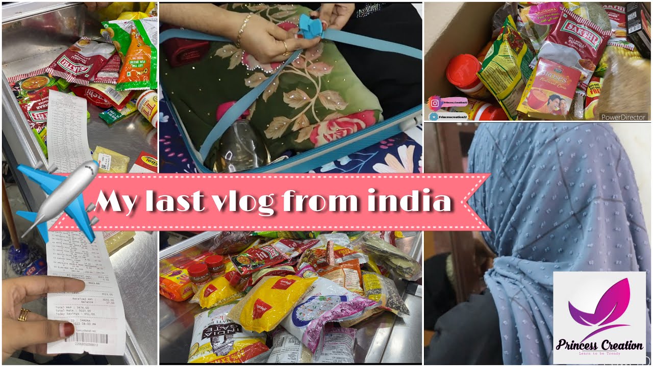 My last vlog from INDIA✈️ || shop wit me || princess princess