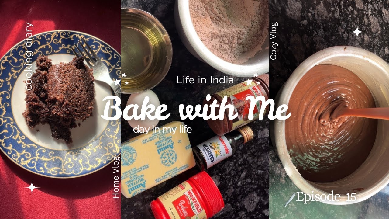 Bake With Me🧁♥|Aesthetic Indian Vlog🌸|Life In India💕|Daily Vlog✨|Baking And More◟♥◞#dailyvlog 