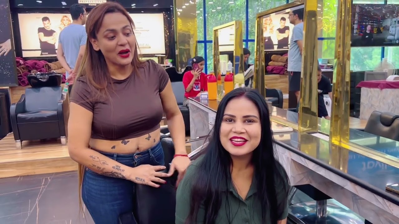 Patna से Client आई APNI DREAM GIRL से HAIR Extensions KARWANE @NISHA_LAMBHA 🔥😍