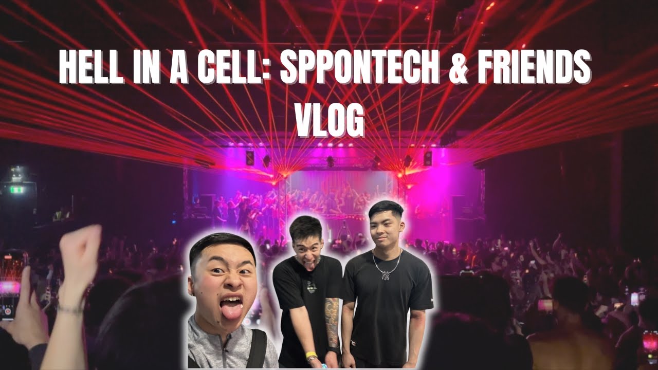 MY FIRST HELL IN A CELL: SPOONTECH & FRIENDS! | Hezzavlogs