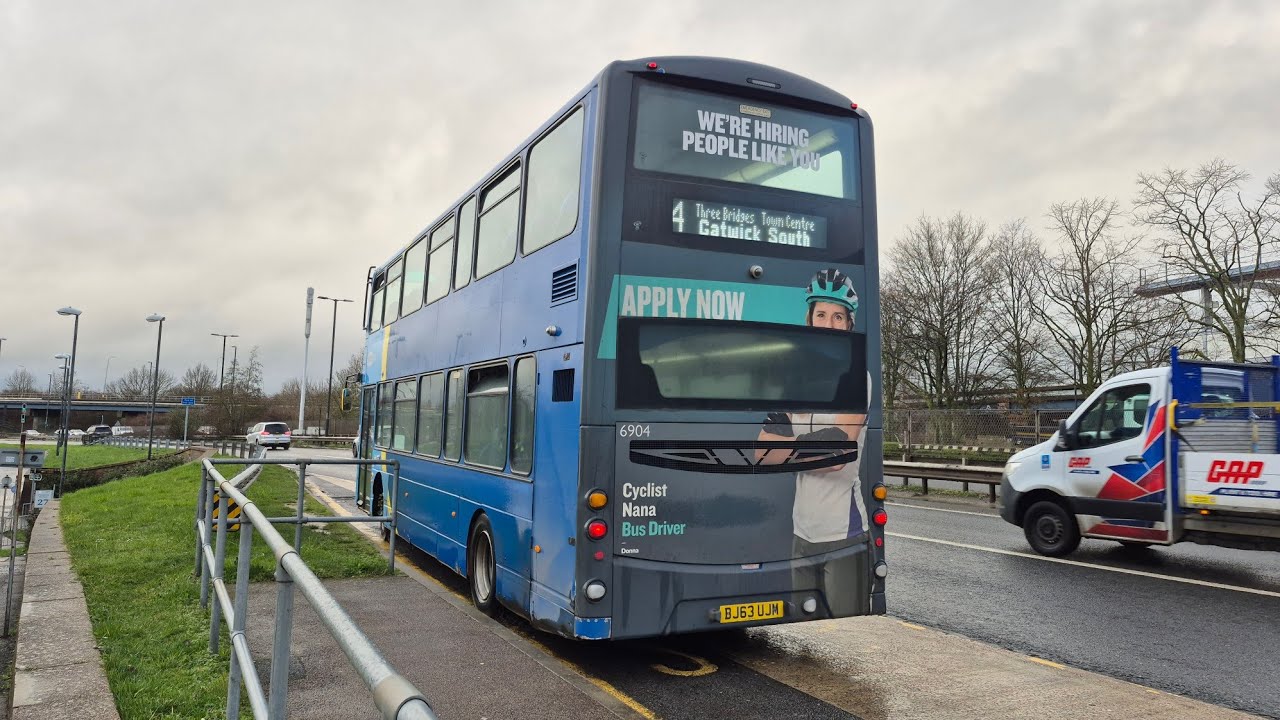 Metrobus Volvo B9TL Wright Eclipse Gemini 2 | 6904 (BJ63 UJM) | Route 4
