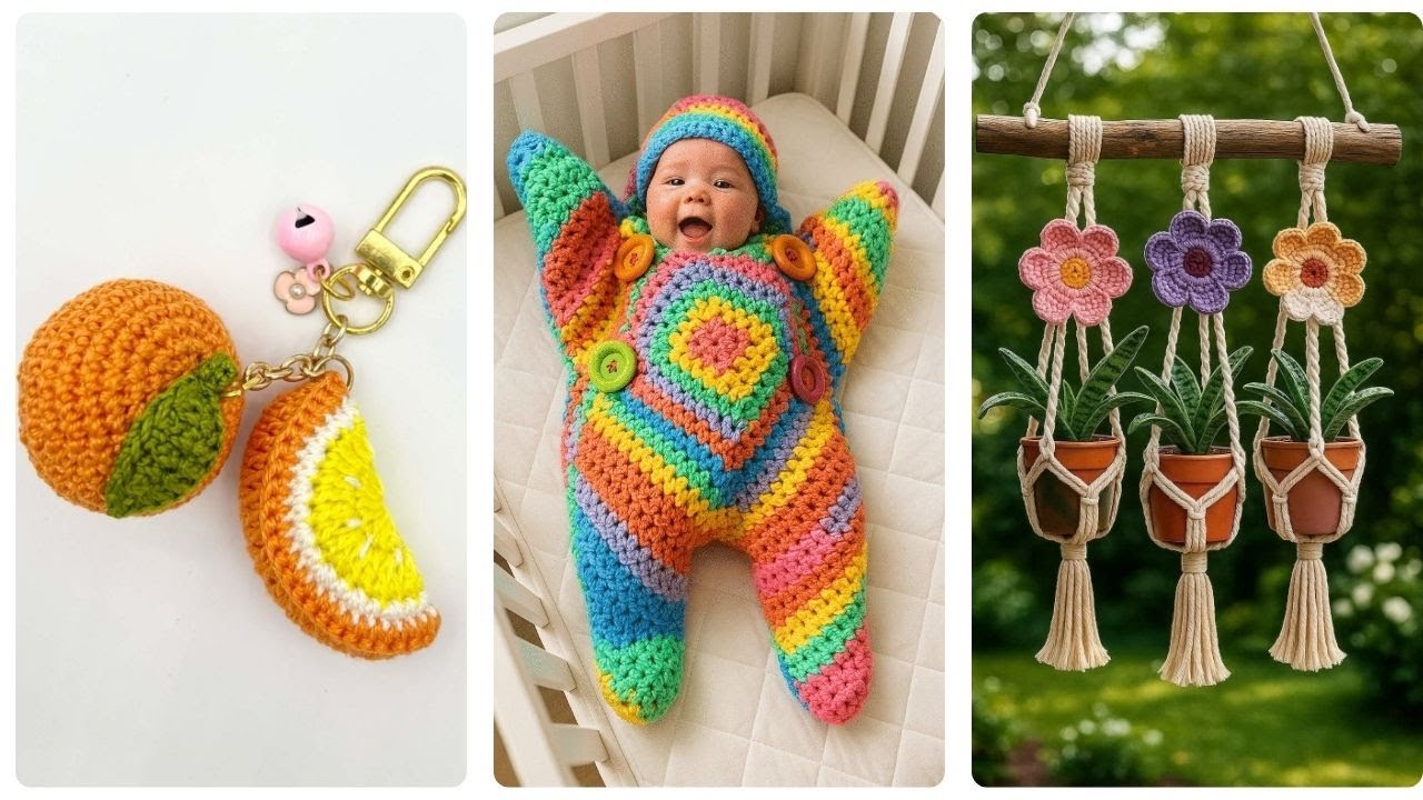 Very beautiful and attractive crochet handmade items and ideas new latest design 2025