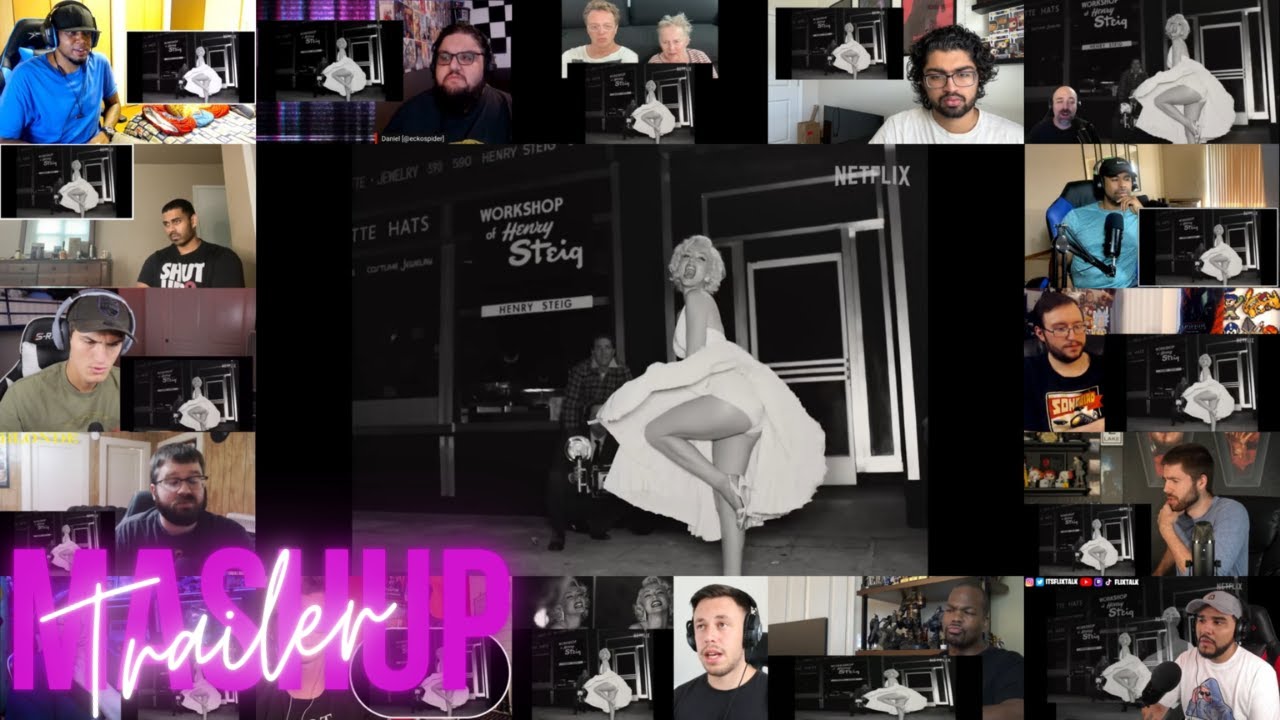 Blonde - Trailer 2 Reaction Mashup 👱‍♀️⭐ - Netflix - Ana de Armas as Marilyn Monroe