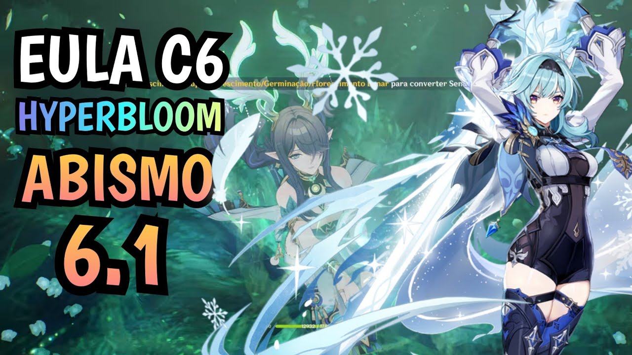 Eula C6 HyperBloom, Abismo Espiral 6.1 | Genshin Impact.