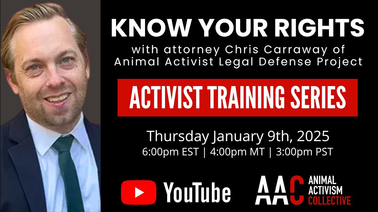 Know Your Rights w/ attorney Chris Carraway /// AAC Activist Training Series