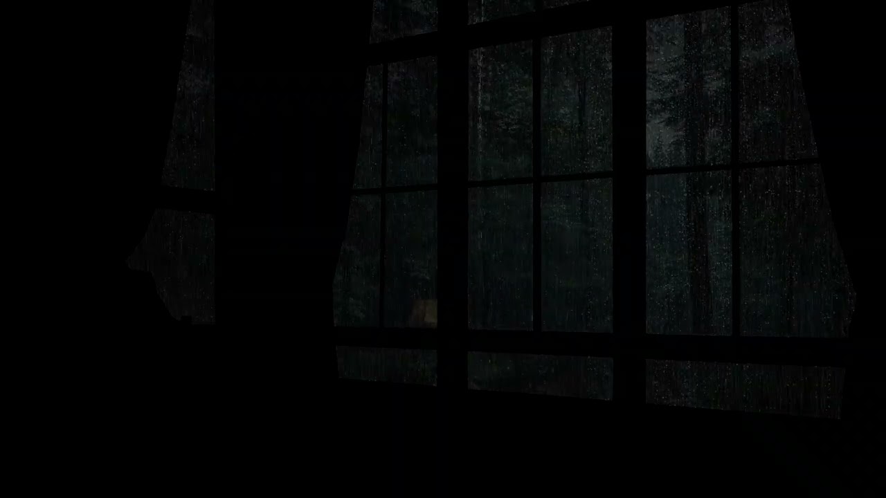Gentle Rain for Deep Sleep 2026 | 3 Hours Insomnia Relief Black Screen