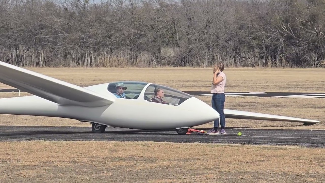 Krista ASK21 Glider rope break emergency training 