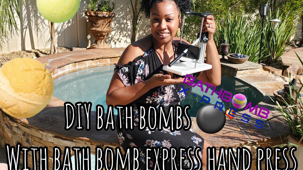 Bath 💣  DIY|using my manual press from bath bomb express