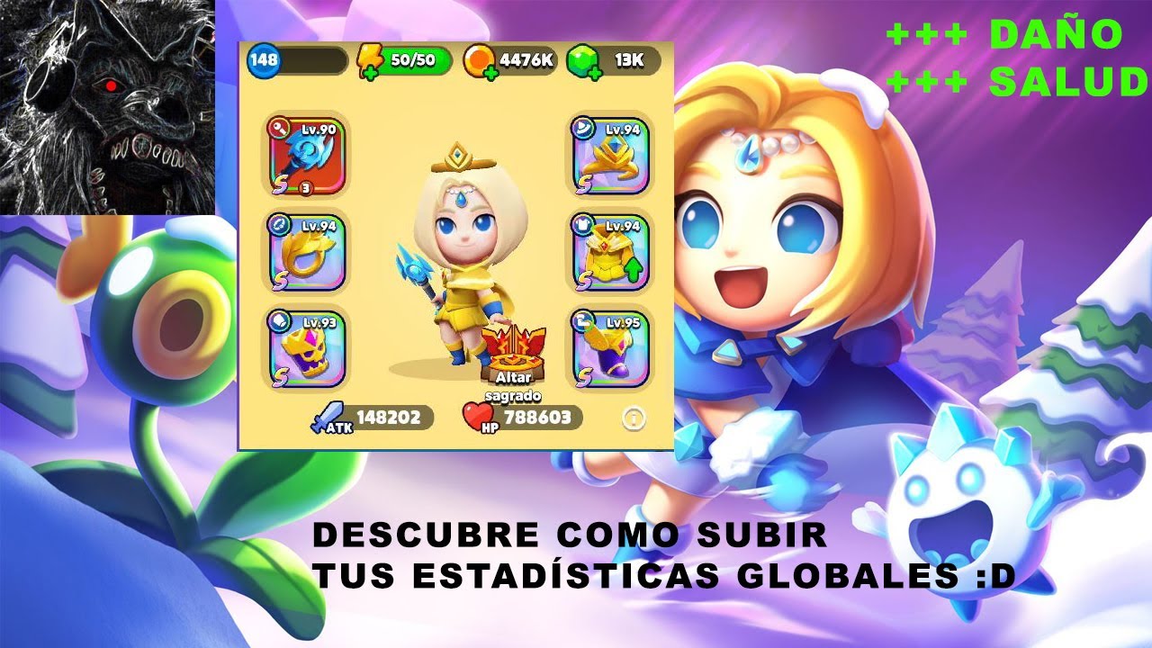 PunBall - Descubre como subir tus estad&iacute;sticas (Ataque y Salud)