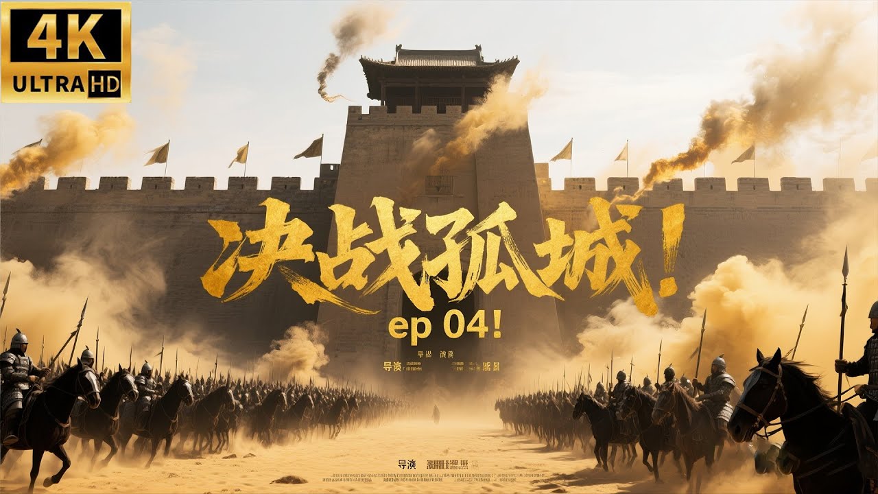 2026必看战争电影！孤城决战！20万黑甲重骑兵大军压境，元帅黄晓明死战不退轻松歼灭大军！