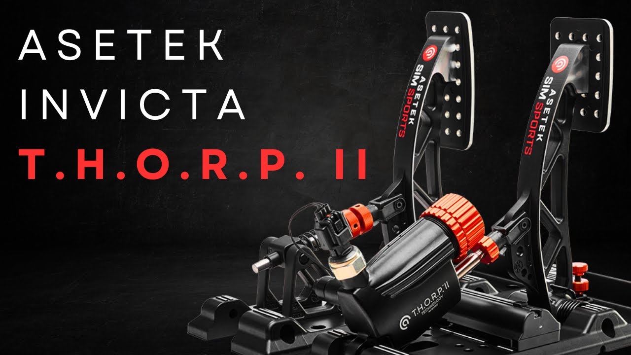 Asetek прислушался! Педали Invicta Sim Racing с T.H.O.R.P. II | Обзор