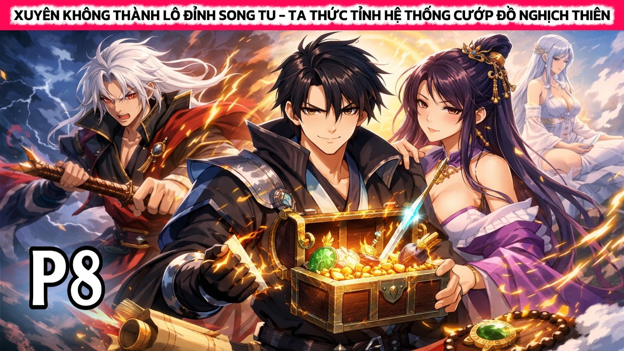 [𝐅𝐮𝐥𝐥 - 𝐏8] XUYÊN KHÔNG THÀNH LÔ ĐỈNH SONG TU, TA THỨC TỈNH HỆ THỐNG CƯỚP ĐỒ NGHỊCH THIÊN