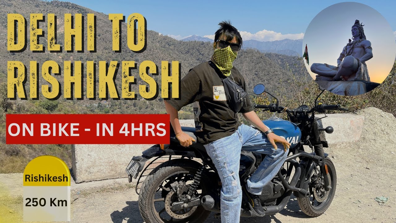 Delhi to Rishikesh Bike Ride 🏍️🔥 | Vlog 104 | Hunter 350 Royal Enfield | Moto Vlog 2025