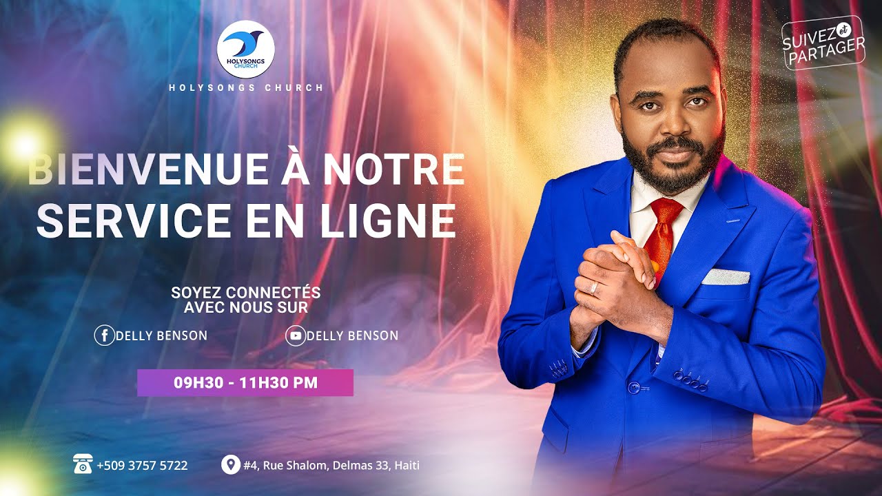 CULTE D'ACTION DE GRACE DIMANCHE 22 FEVRIER 2026 | HOLYSONGS MINISTRIES