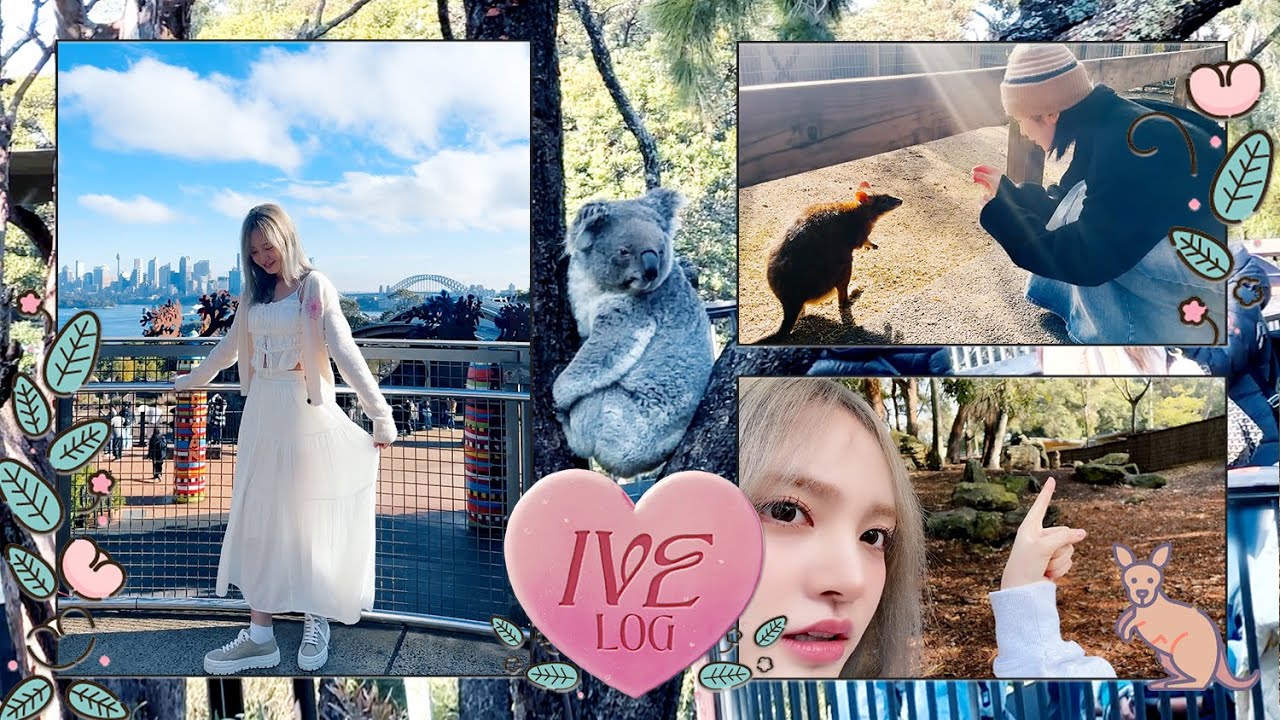 [IVE LOG] 뾱뾰기즈 따로 동물원 in Australia 🐨
