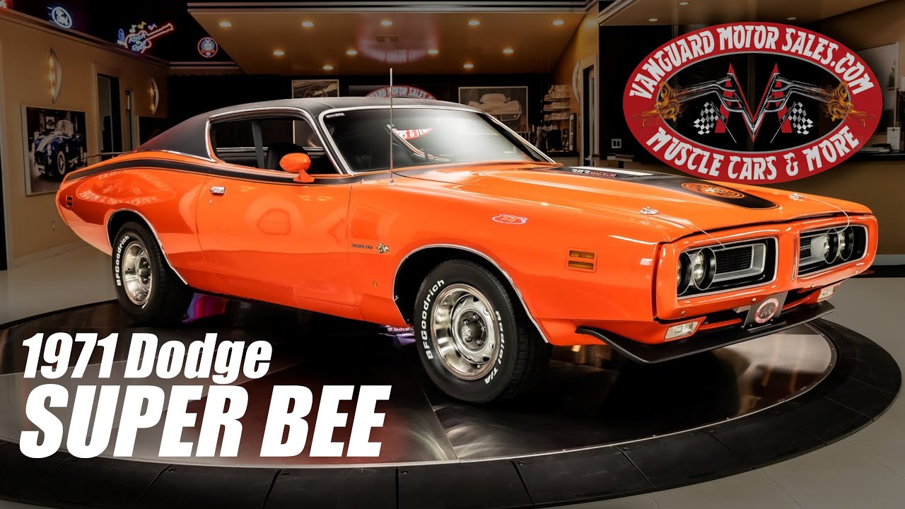 1971 Dodge Charger Super Bee For Sale Vanguard Motor Sales #2502