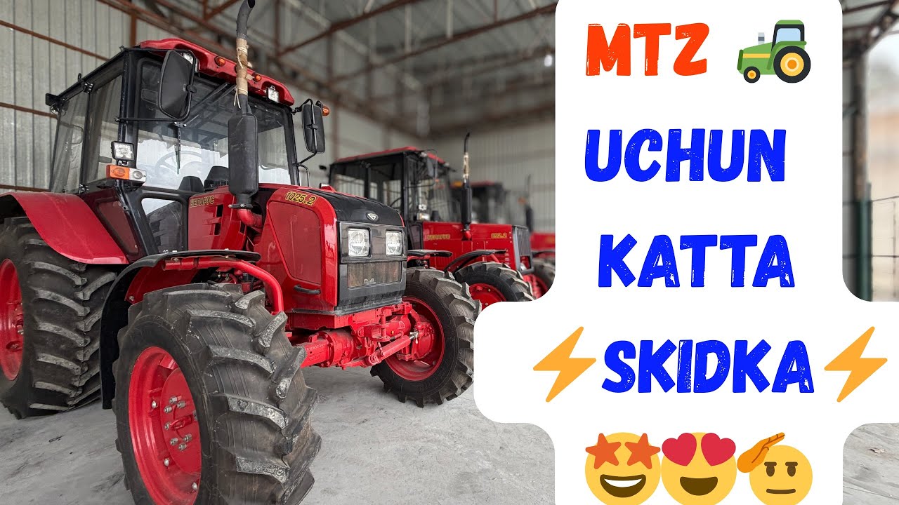 “MTZ Traktorlariga Katta Chegirma – Faqat AGROZO’R da