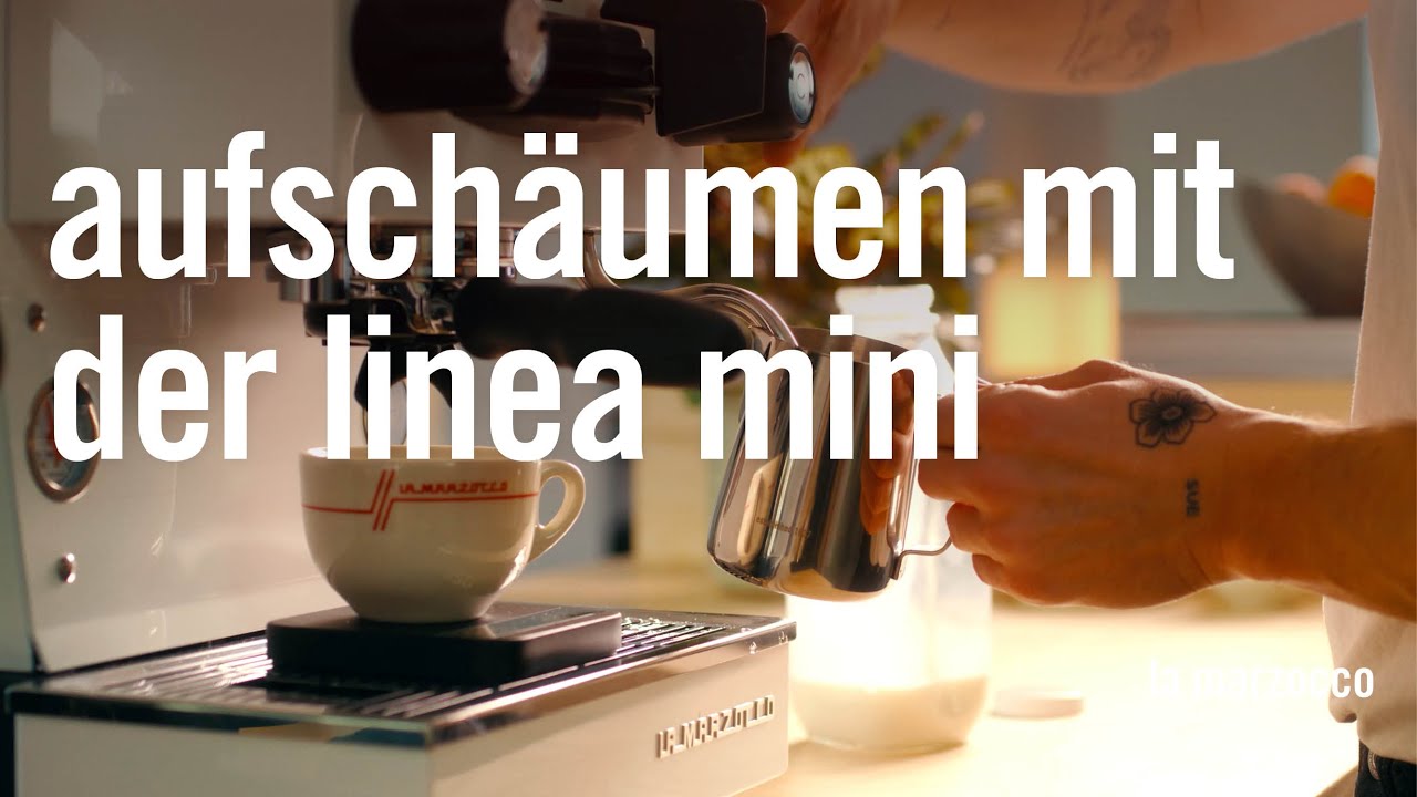 Milch aufschäumen mit der Linea Mini