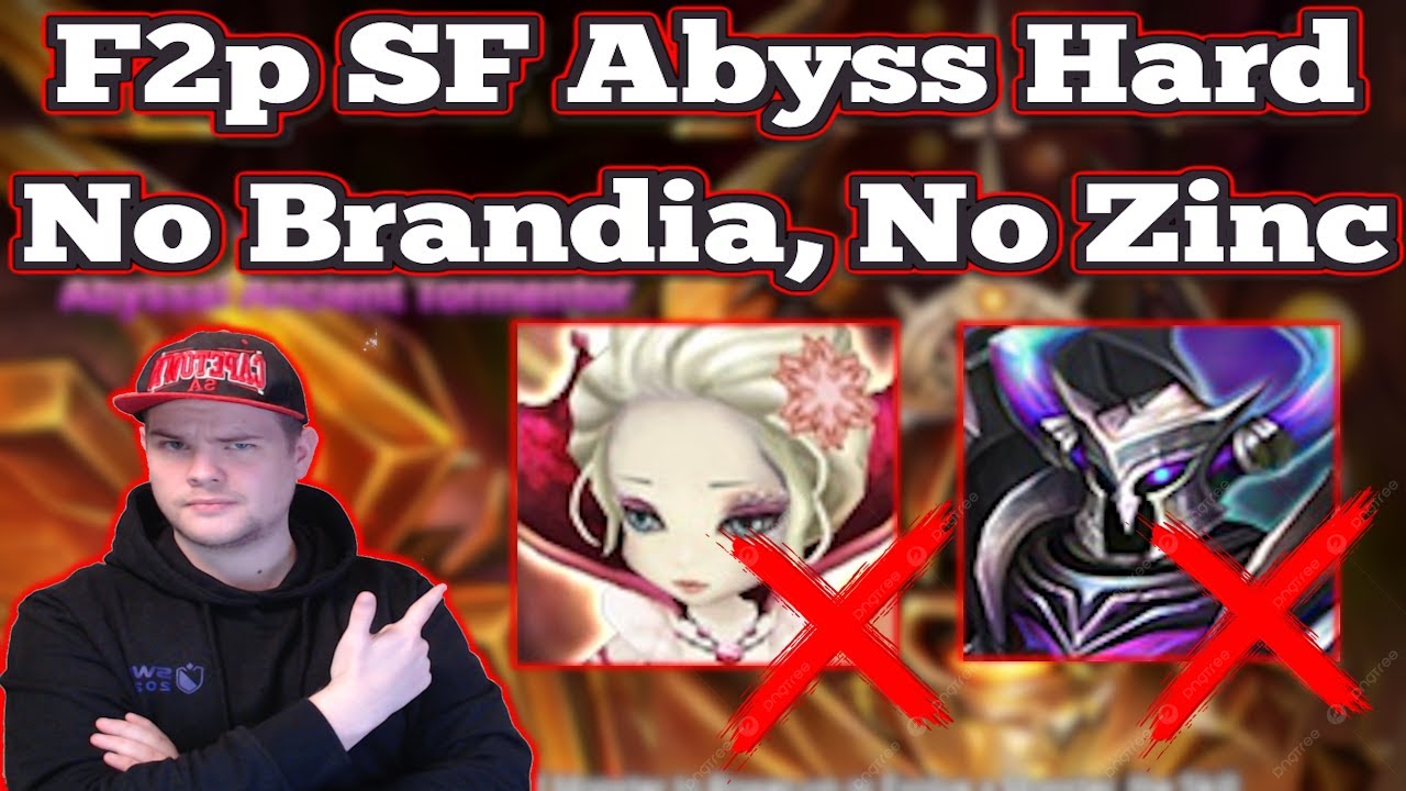 F2p SF Abyss Hard, No Brandia, No Zinc, Lowest Rune Requirements - Summoners War
