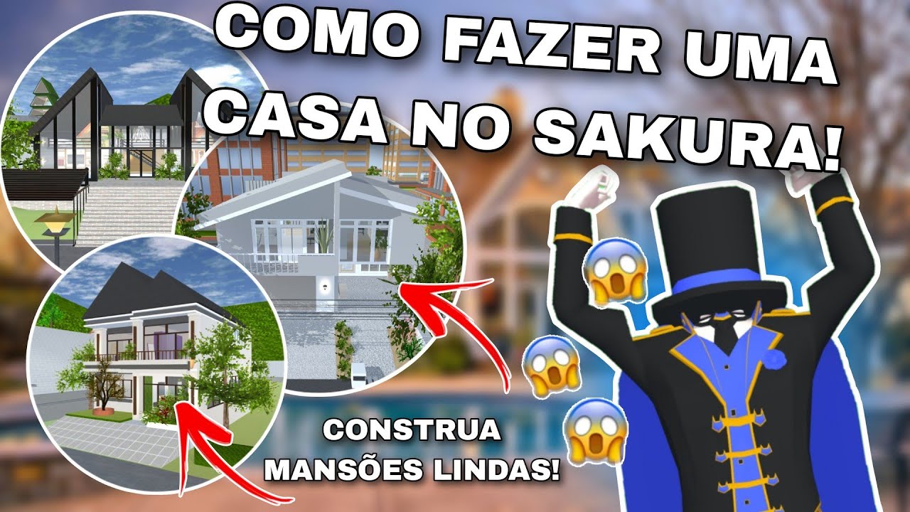 TUTORIAL COMO FAZER UMA CASA NO SAKURA! 😱 (PARTE 1) | Sakura School Simulator
